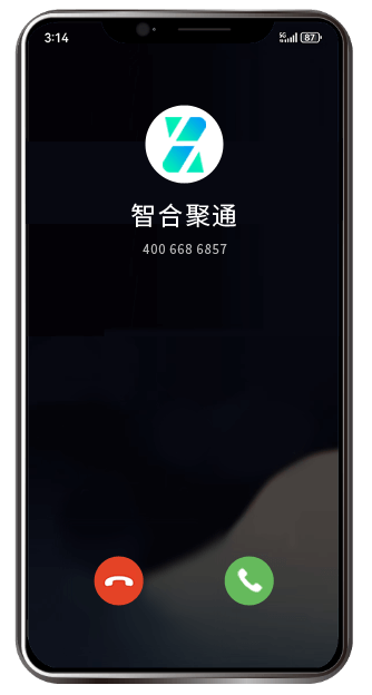 固定电话号码认证后来电显示智合聚通名称与LOGO